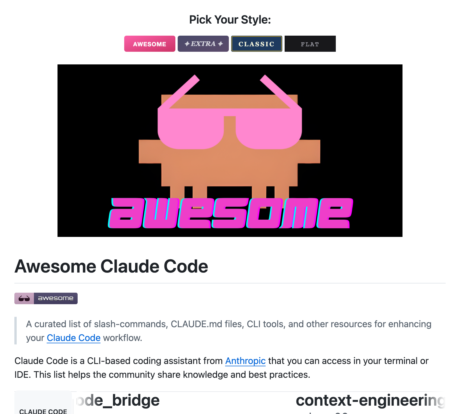 hesreallyhim/awesome-claude-code